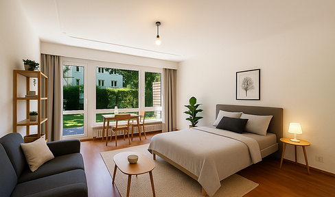 Stylish 1-room apartment with terrace in a quiet location in Munich-Berg am Laim