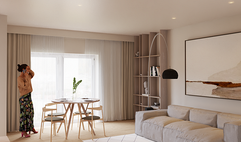 3-room new-build apartment in a central location, KfW 40 standard, incl. PV system