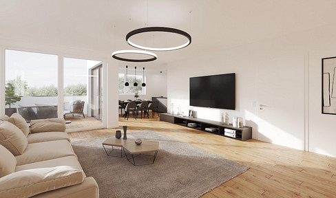 Exclusive 4-room penthouse apartments with elevator and fantastic roof terrace!