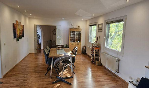 Penthouse mit Dachterrasse, nahe Innenhafen, mit Home-Office, Blick ins Grüne, ruhig & zentral