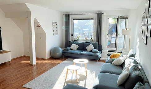 Stilvolles Penthouse mit Dachterrasse – zwischen Innenhafen und Innenstadt - Blick ins Grüne