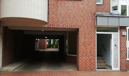 Garage parking space