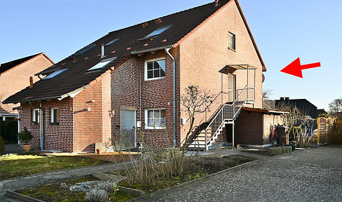 Chic maisonette condominium with balcony and parking space in Senden for sale commission-free!
