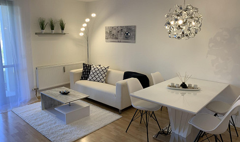 Helle, provisionsfreie 2-Zimmer-EG-Wohnung mit Garten, frei und beziehbar, an S-Bahn Fasanerie