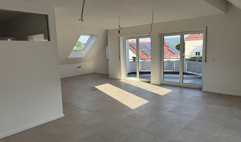 Modern, bright top floor apartment in first occupancy