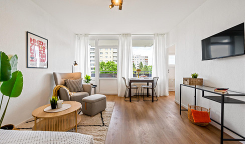 Exclusive, renovated and furnished 1-room apartment in Dreieich - move in & feel good!
