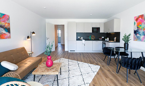 Living above the rooftops of Solingen 2-room new-build penthouse with spacious roof terrace