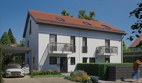 Exclusive semi-detached house in prime Pullach location