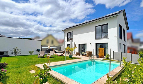 Free of commission! As good as new (2022) detached house with A+ efficiency, pool, smart home and apartment