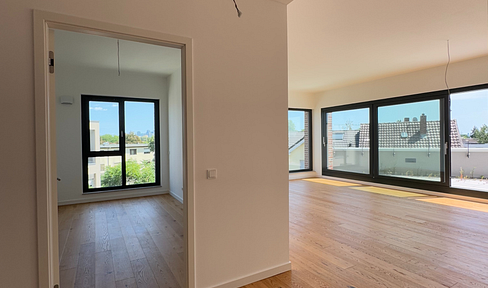 Penthouse with skyline view in the factory loft - 270 m² design highlight with mega roof terrace | 6.3.2