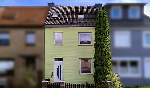 Oslebshausen terraced house 6 rooms - good location - large garden - balcony - from private owner - 360°+VR