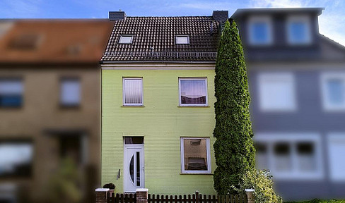 Price reduced! Oslebshausen terraced house 6 rooms - good location - large garden - balcony - from private owner