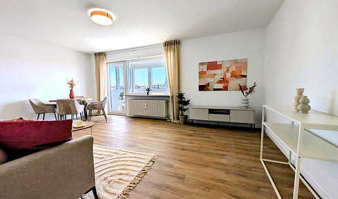 Move in immediately: cozy 2-room apartment with conservatory, parking space and fitted kitchen