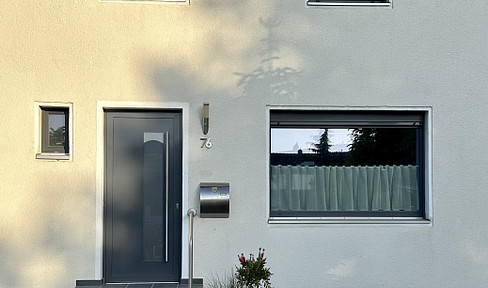 Modernized mid-terrace house with garden, SmartHome & garage