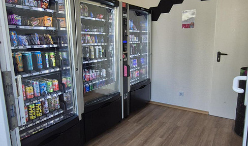 Attractive 24/7 vending machine kiosk in a top location - also possible without inventory!