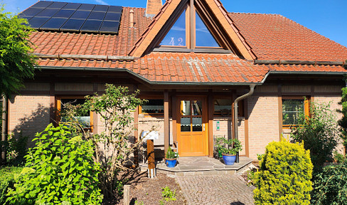 Modern half-timbered house in Hessisch Lichtenau