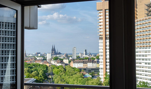 1-room apartment with cathedral view in the Uni-Center Cologne
