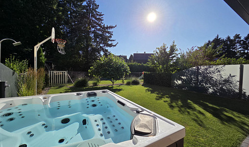Exclusive garden apartment in Linz - modern, quiet & central with whirlpool, air conditioning & underground parking