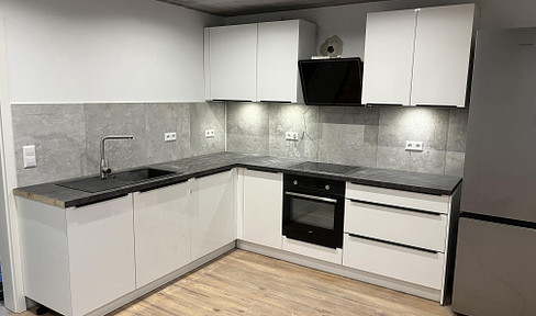 2 Zimmer Erdgeschosswohnung Neubau Günzburg Küche