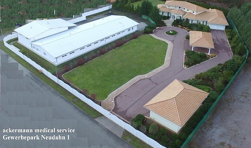 Villa with commercial hall for € 1.250.000,-- together (also for sale separately)-commission free-