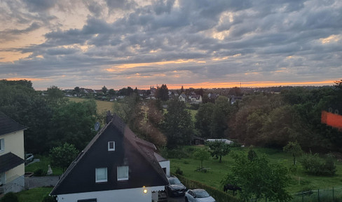 Beautifully furnished 2-room attic apartment with a view of the countryside for rent