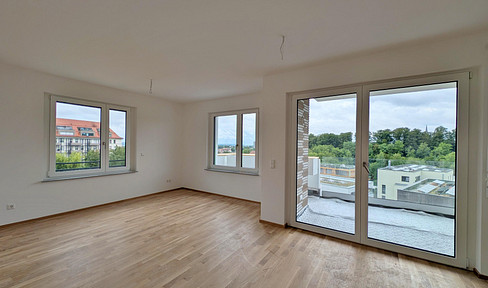 Citycubes Safranberg with distant view First occupancy