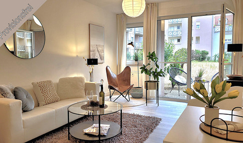 Renovated 1-room apartment with terrace in Nuremberg
