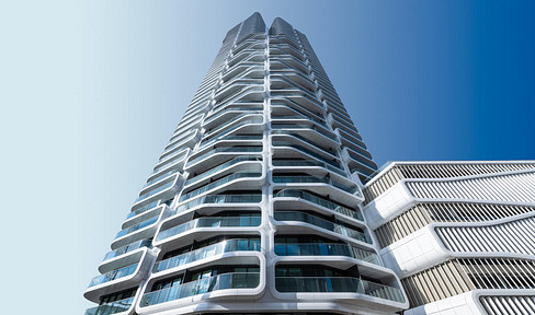 Grand Tower - 3-room apartment with skyline view from the spacious south-facing balcony