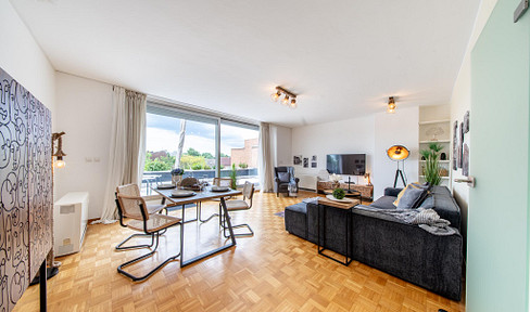 Exclusive, fully furnished 2-room apartment with sun terrace