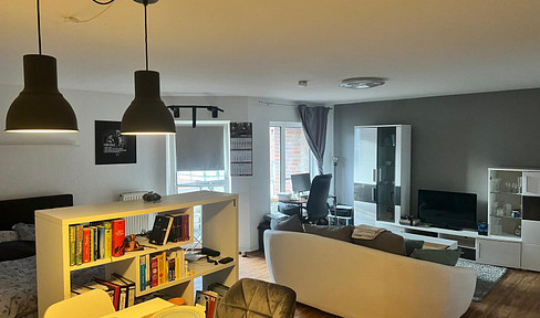 Modern 1-room apartment in a central location - balcony, parking space, kitchen