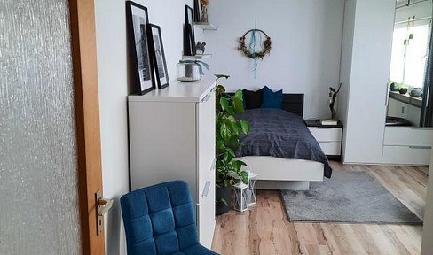 Very nice, bright and well-kept 1 room apartment with fitted kitchen (dishwasher) in Stuttgart