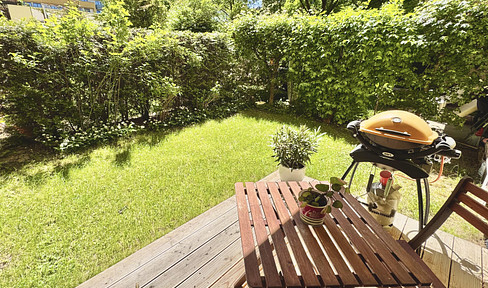 Sonnige 3-Zimmer-Gartenwohnung am Kustermannpark