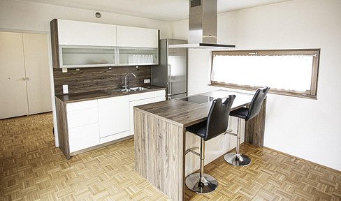 Natural green apartment Linz Solarcity with modern kitchen