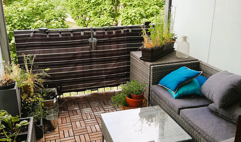 Natural green apartment Linz Solarcity with modern kitchen