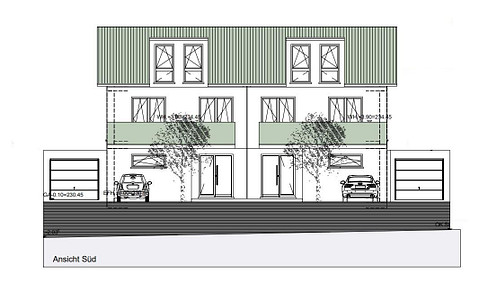 Plot incl. building permit for 2 DHH with 1 parking space and 1 garage each * FREE OF PROVISION