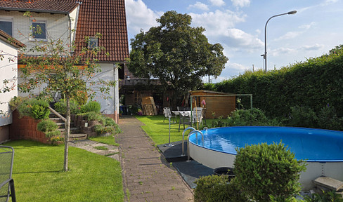 Maisonette mit Pool, Balkon & Garten: 3-Zimmer-Wohntraum in Eppertshausen!