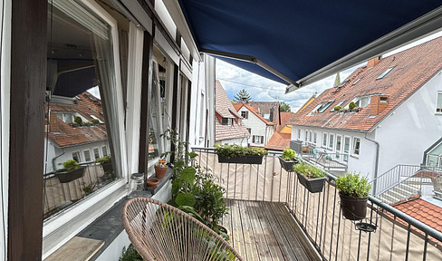 From private: Sunny maisonette apartment in the heart of Plieningen