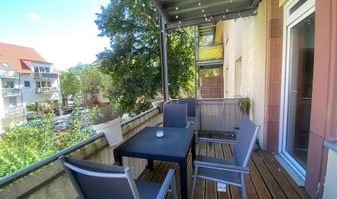 Beautiful 3-room apartment, 2 balconies, Ile de France, new for rent