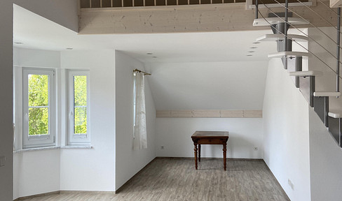 Wide spaces, clear lines, lots of light - spacious apartment with style on 135 m²
