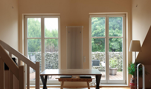 Ruhige 3,5 Zimmer-Maisonette-Wohnung, riesigem Balkon und Dachterrasse