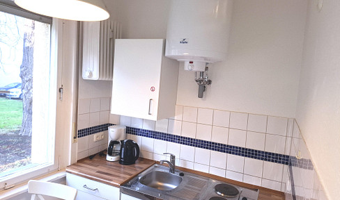 1 room apartment (approx. 41 sqm). Raised first floor.