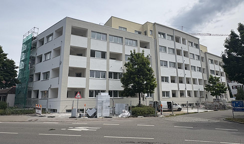 3-bed flat share in new city building (KfW 55), 2 bathrooms, fitted kitchen, central - from 01.10.