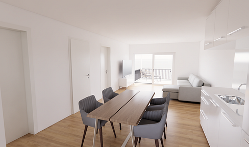 Barrier-free 2- and 3-room new-build apartments in Leutkirch-Gebrazhofen