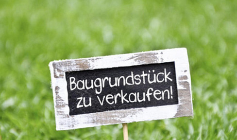 Baugrundstück mit Planung