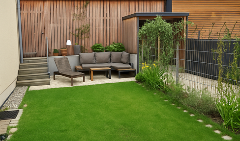 Exclusive, as-new first floor apartment with 2 terraces and 2 parking spaces, commission-free