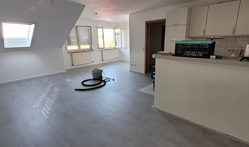 Bright attic apartment in Marbach