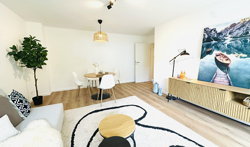 3-room ground floor apartment - sunny - freshly renovated - large balcony