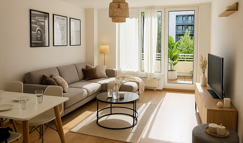 Cosiness on 50 sqm: Living on Wiener Weg (1 to 2 persons) + new kitchen
