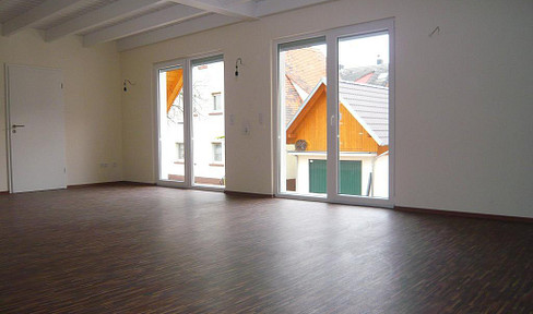 bright 3 room loft apartment 90 m2 Großostheim with large sunny balcony in "separate" house
