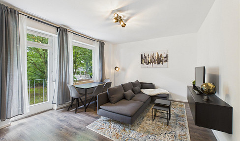 Furnished 2-room apartment with a view of the countryside (rental period 3-12 months)